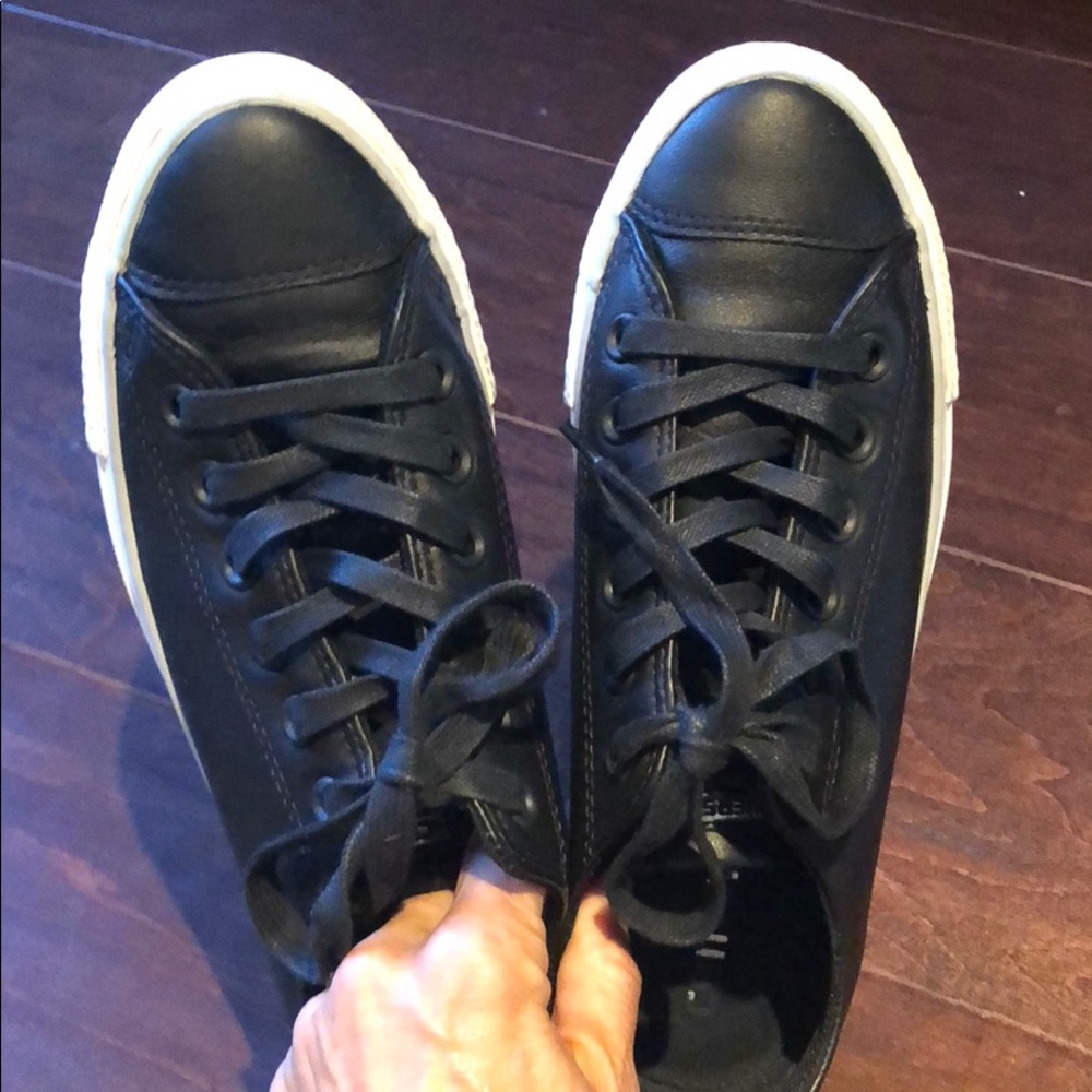 Converse Leather Platform Nero - image 4